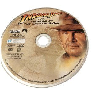 Indiana Jones Kingdom of the Crystal Skull Adventure Lucas Film PG 13 DVD
